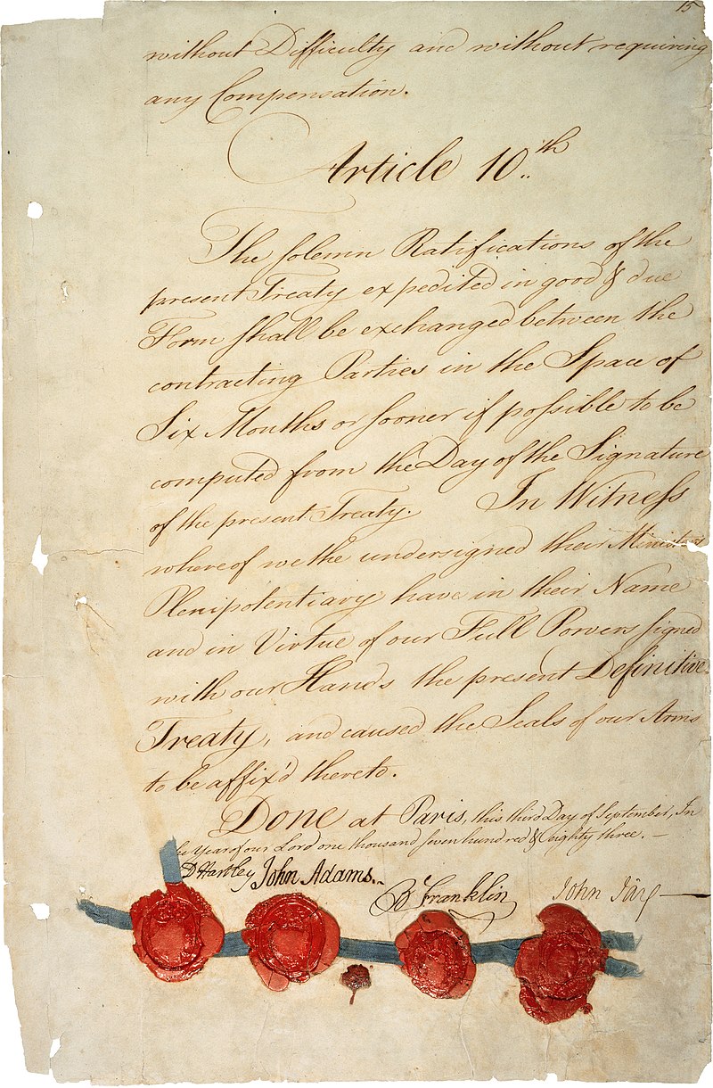 Transfer of Dominica to Britain Following the Treaty of Paris (1983)