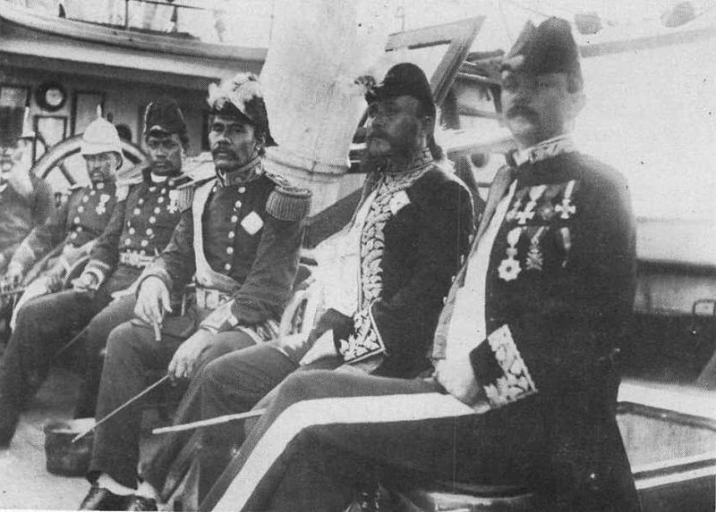 The First Samoan Civil War: Local rivalries, foreign interventions, and societal upheaval in Samoa.