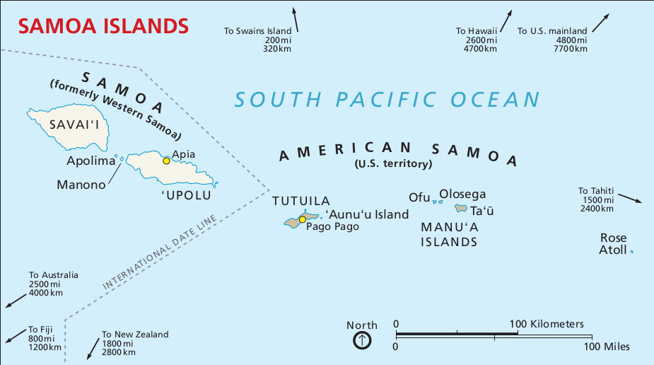 American Samoa Becomes U.S. Territory