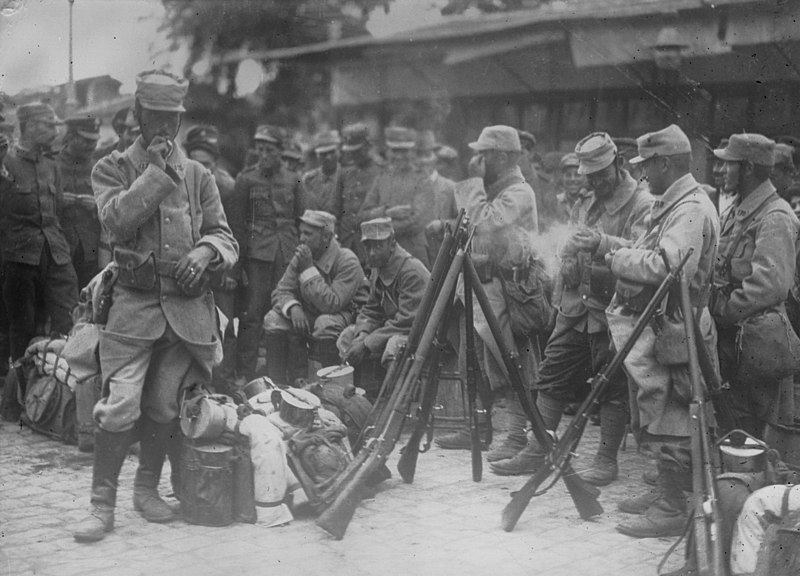 Allied forces land in Salonika during WWI to support Serbia and counter Central Powers.