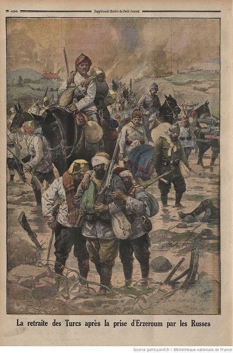 Erzurum Offensive: Russian forces capture key city in pivotal World War I campaign.