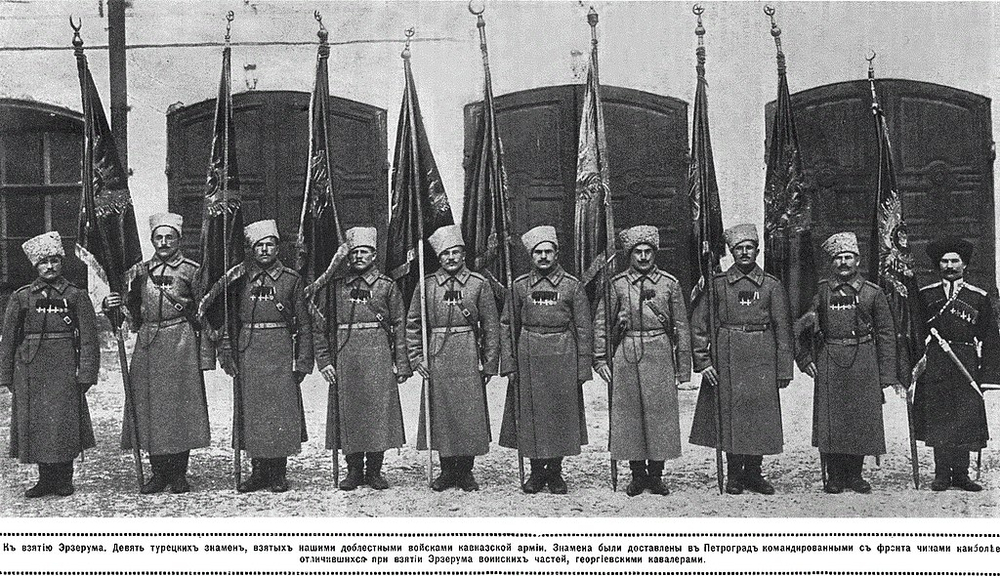Russian victory at Erzurum in WWI weakens Ottomans, shifts power in Caucasus region.