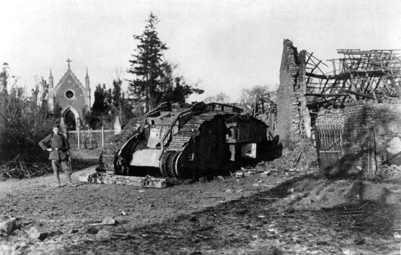 Battle of Cambrai: Tank breakthrough, German counteroffensive, devastating casualties in World War I.