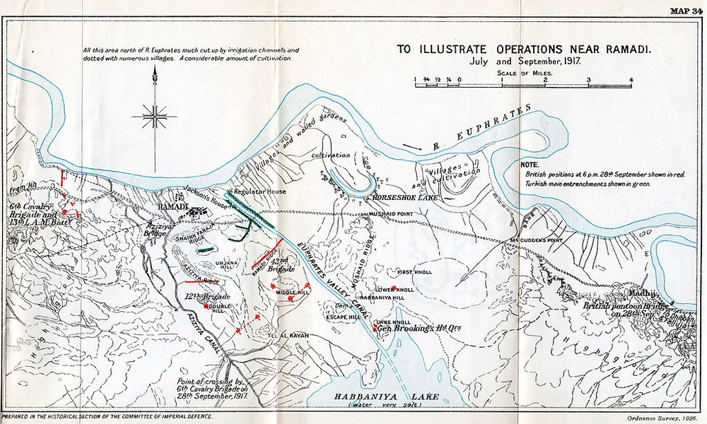 Capture of Ramadi: British forces defeat Ottomans, secure strategic town in Mesopotamia.