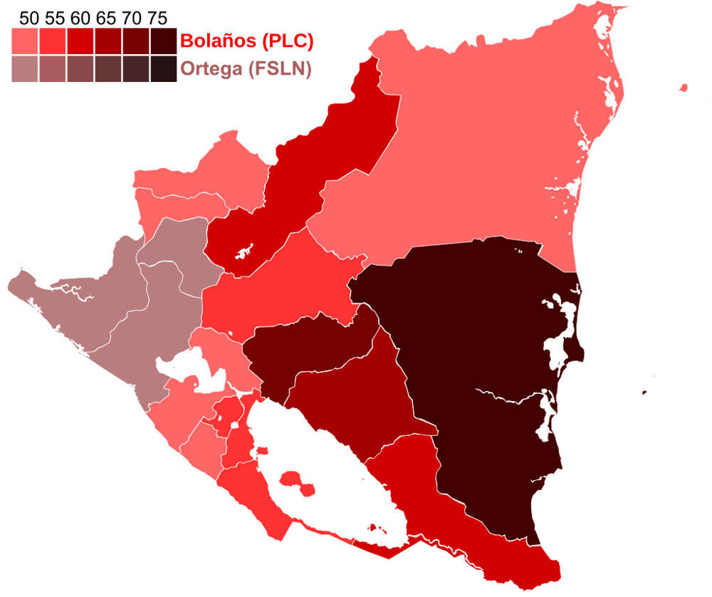 2001 Elections Result in PLC Victory Over FSLN with Alemán's Vice President Enrique