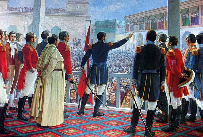 Peruvian Independence Declared by José de San Martín