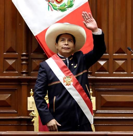 Pedro Castillo sworn in as President of Peru