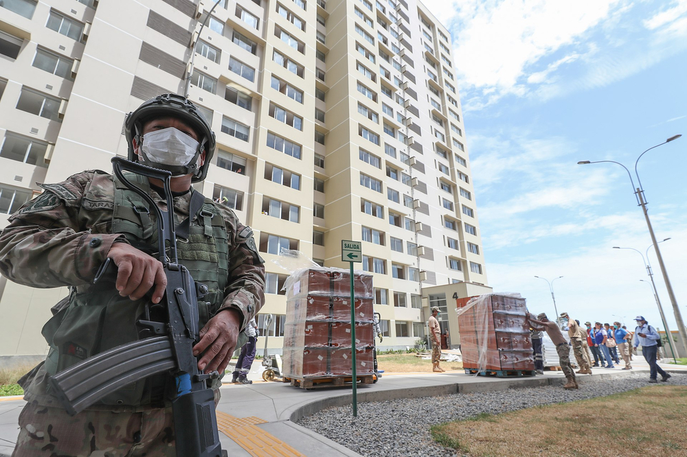 Peru calls up army reserves for quarantine enforcement
