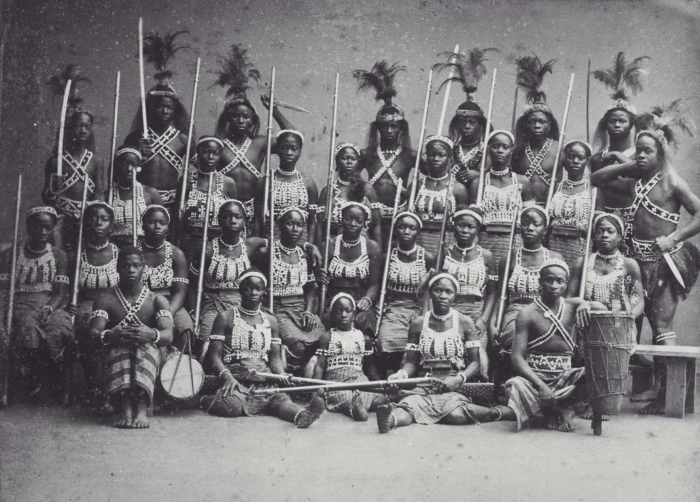 Formation of Dahomey Amazons: Elite Female Fighters