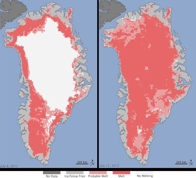 Impact of Temperature Changes on the Greenland Ice Sheet and Global Climate