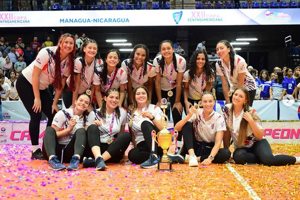 Costa Rica's women's national volleyball team top in Central America
