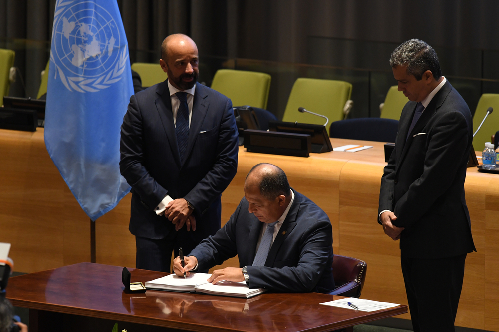 Costa Rica Ratifies Treaty on the Prohibition of Nuclear Weapons