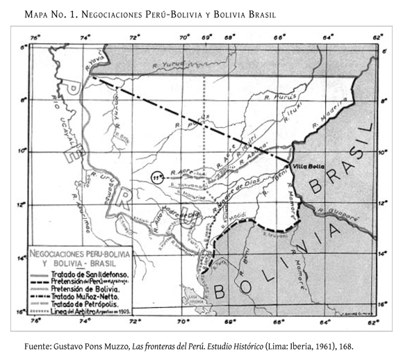 Incorporation of Acre into Bolivia after Treaty with Brazil
