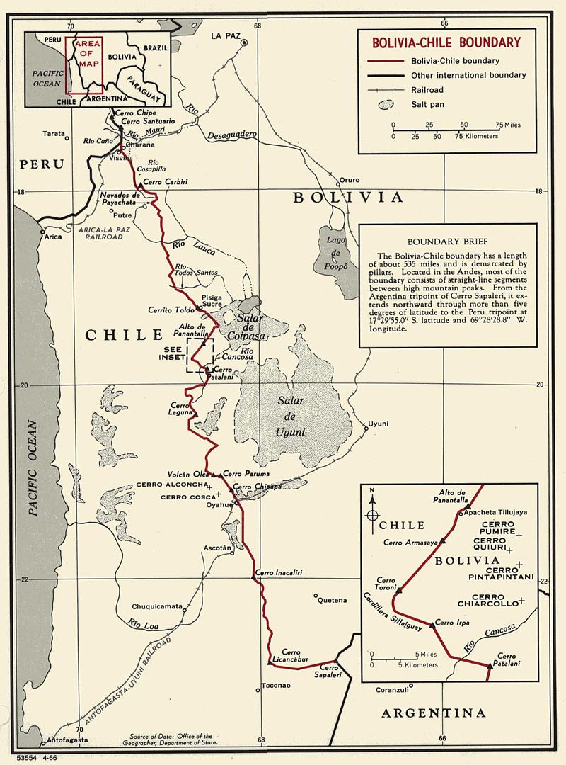 Treaty Ends War Between Bolivia and Chile