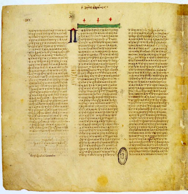 Ancient Greek Bible Manuscript: Codex Vaticanus