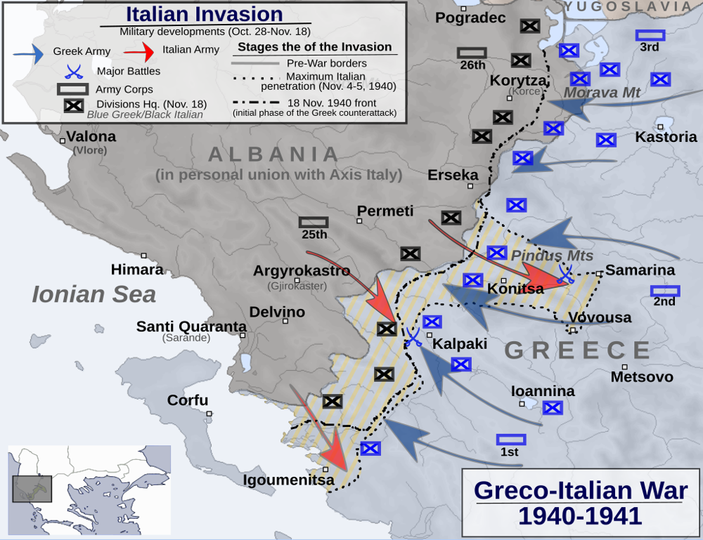 Italian Invasion Sparks Greco-Italian War, Shifts WW2 Dynamics