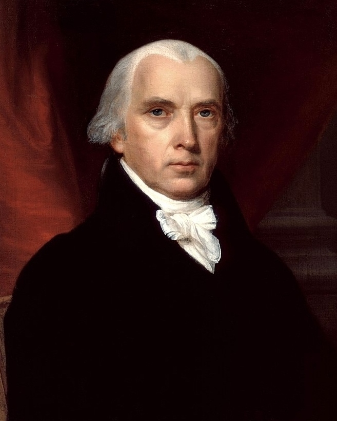 James Madison becomes the fourth President of the United States