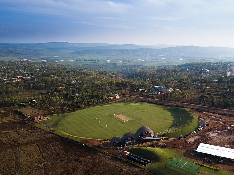 Opening of the Gahanga Cricket Stadium in 2017