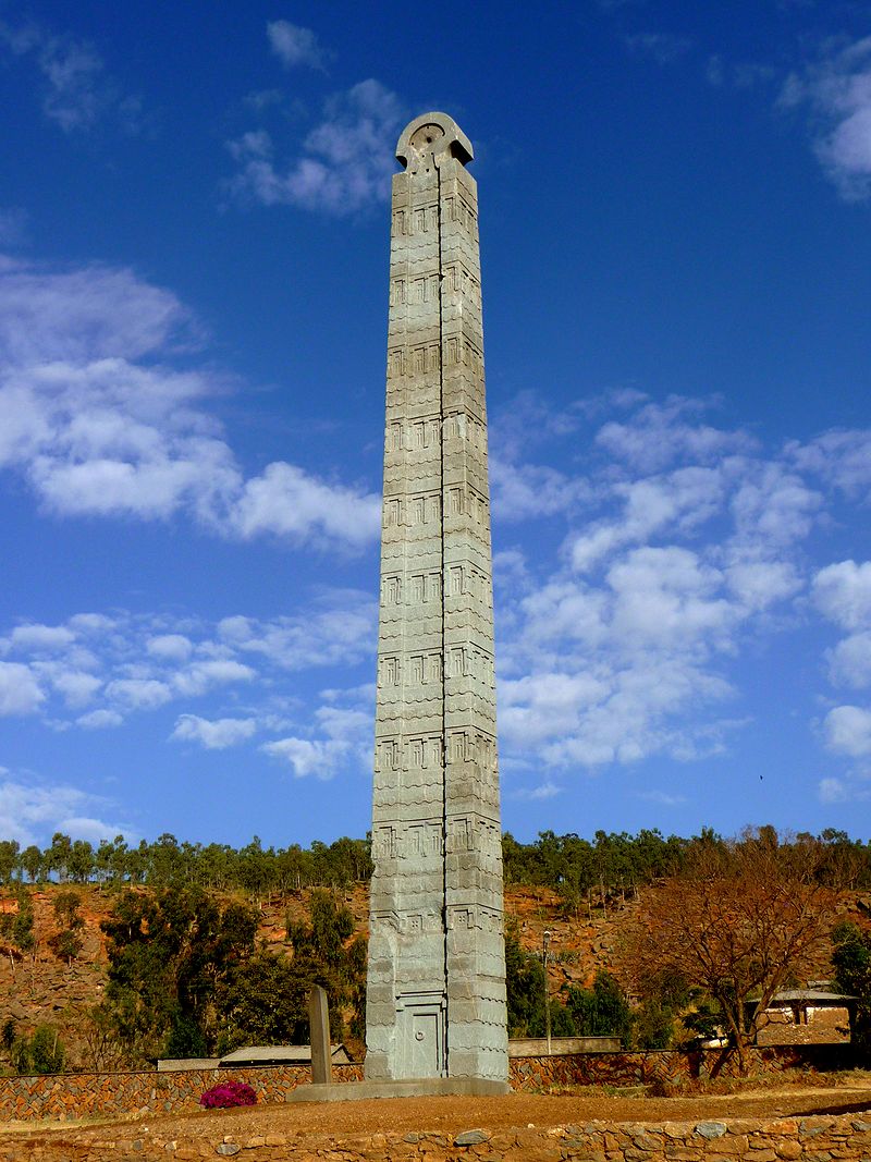 Section of Axum obelisk reunited after long search and journey back to its origin.
