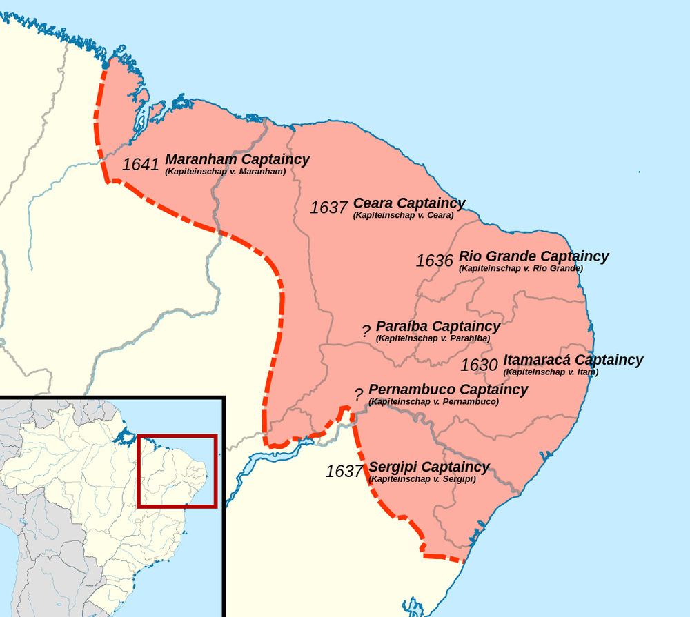Dutch Colony New Holland in Pernambuco