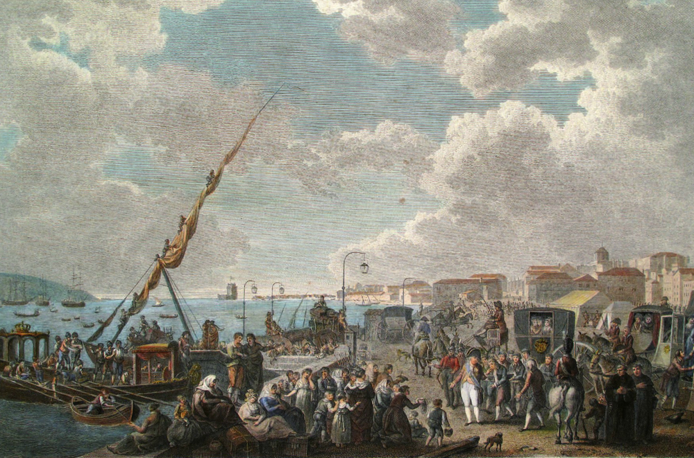 Royal Family arrival solidifies Rio as capital of Portuguese Empire.