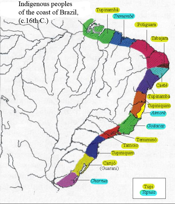 Native Tapuia Confederation Formed Against Portuguese Colonialism
