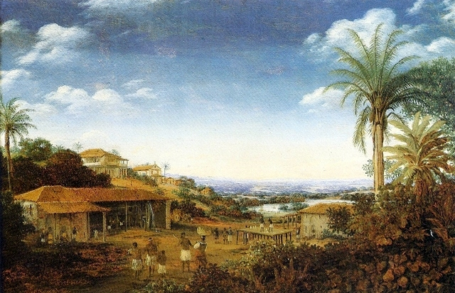 Portugal establishes sugar colony in Bahia.