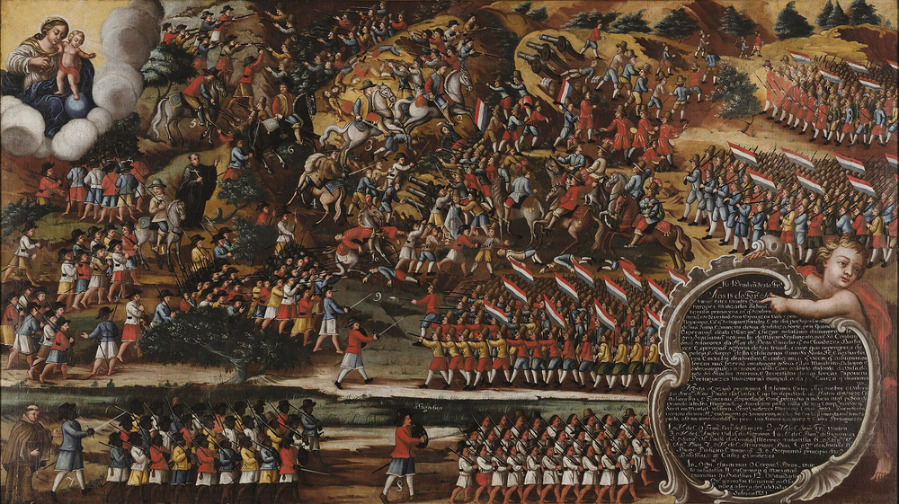 Second Battle of Guararapes: decisive Portuguese victory against the Dutch in northeast Brazil