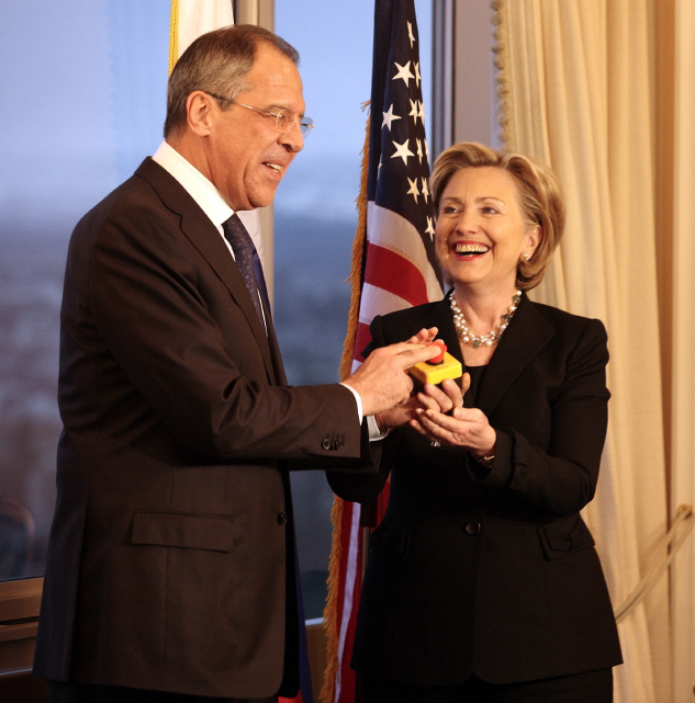Clinton and Lavrov press 'reset' button