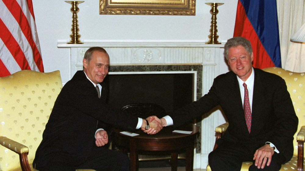 Clinton and Putin at Millennium Summit