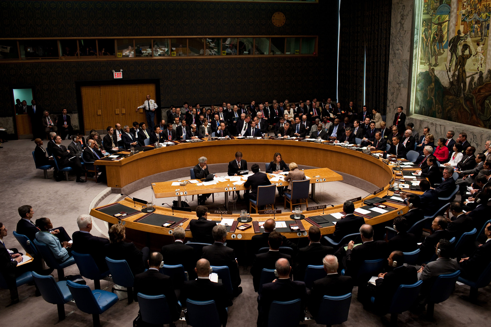 Yeltsin at UN Security Council