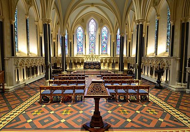 Regulation of the Irish Church through the Synod of Birr gathers clergy for decision-making.