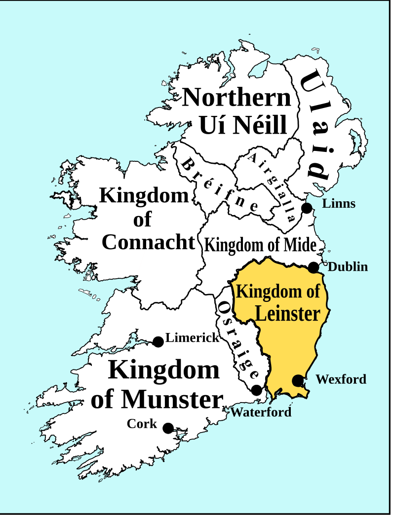 King of Leinster, Dermot MacMurrough's passing marks historical transition in Irish governance.