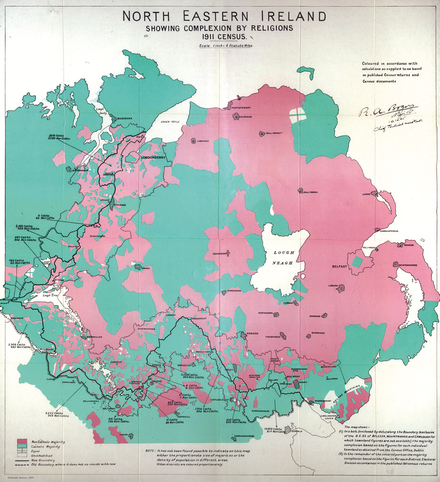 Boundary Commission under the Anglo-Irish Treaty publishes report impacting territorial boundaries.