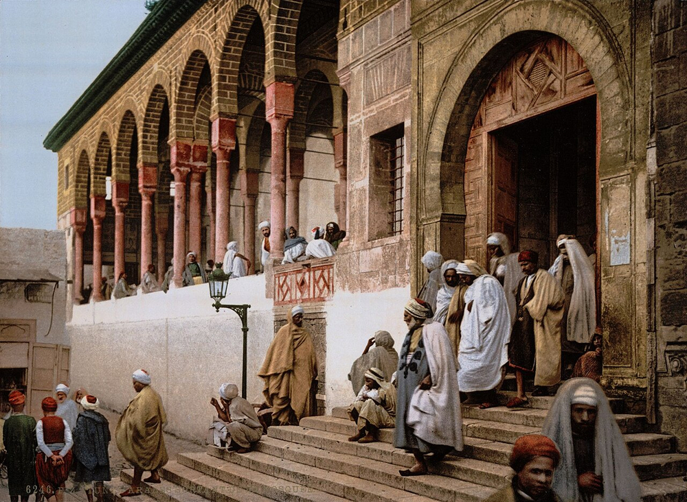 Renovation of the Zitouna Mosque in Tunis restores historic architecture and significance.