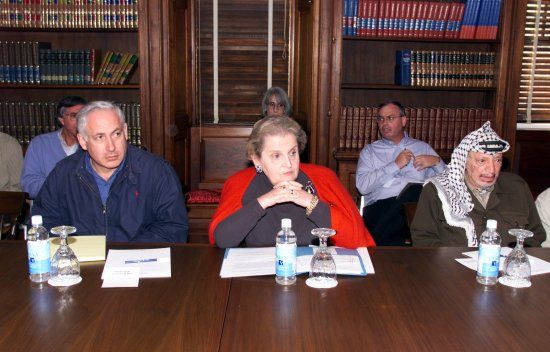 Israel and Palestinian Government Sign Wye River Memorandum to Address City Control Issues