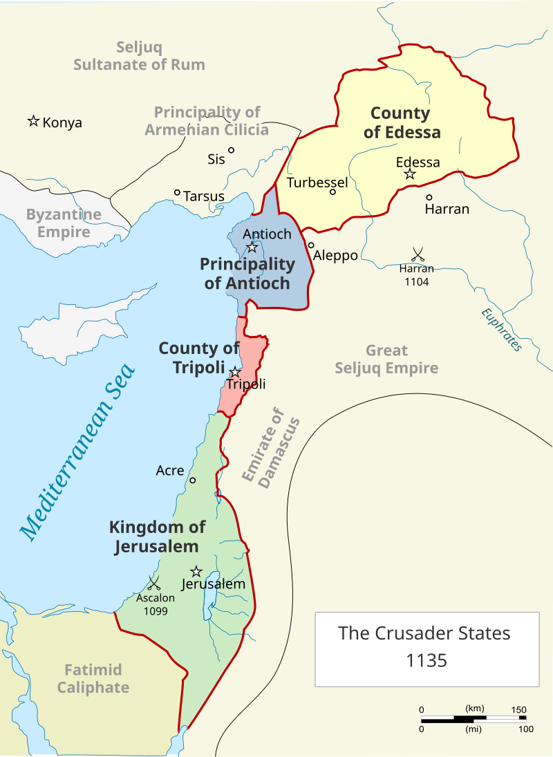 Establishment of the Kingdom of Jerusalem in 1100 and Its Historical Significance