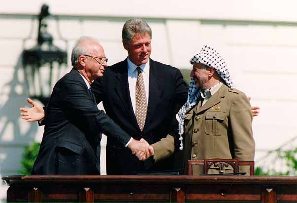 Oslo Peace Accords between Palestinians and Israel