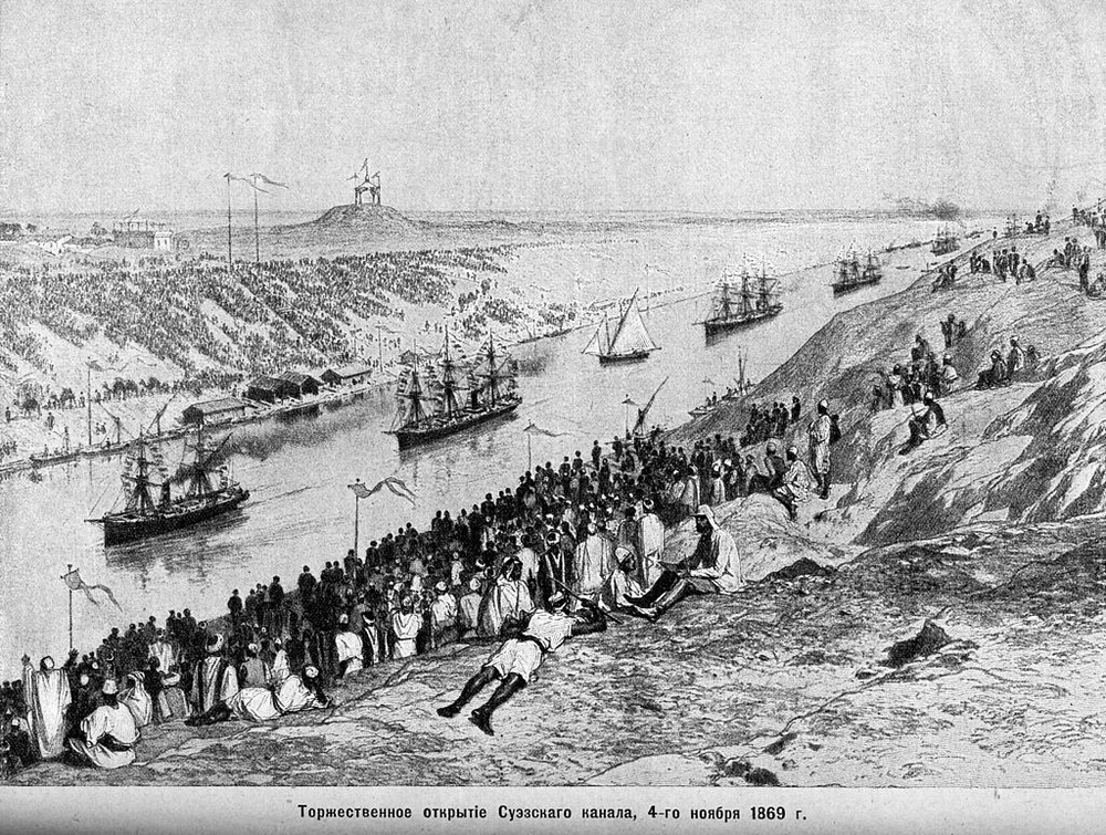 Opening of the Suez Canal