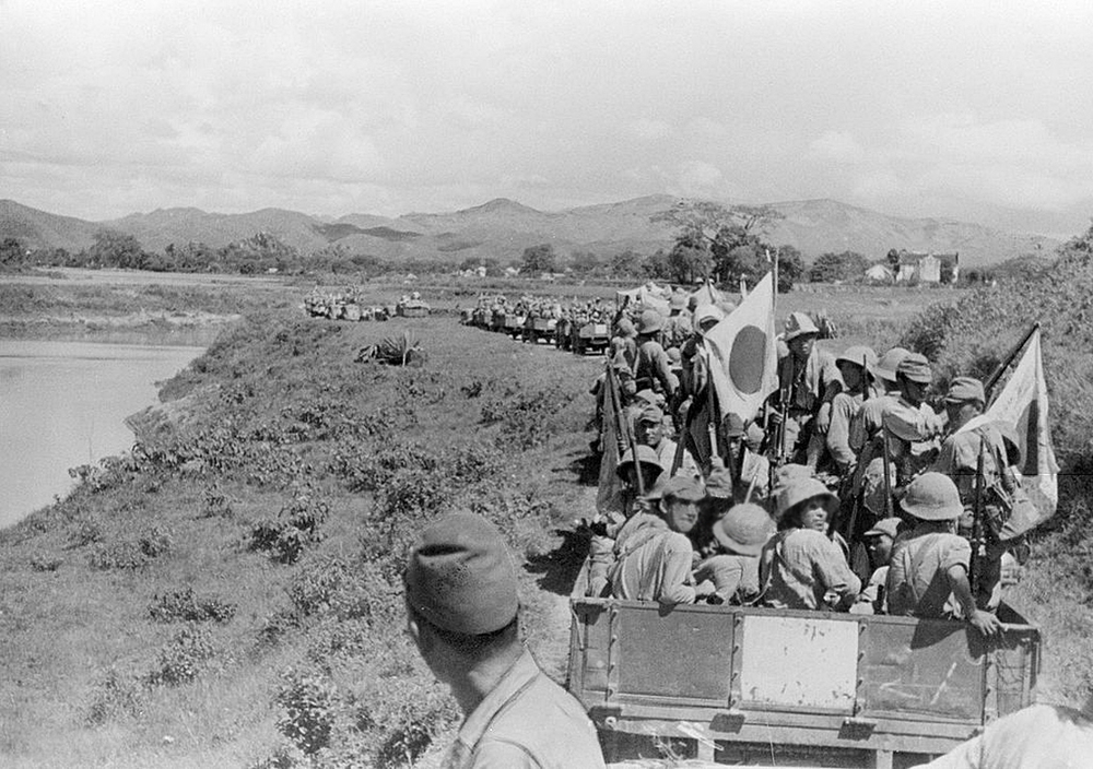 Japan invades French colony in Southeast Asia during WWII.