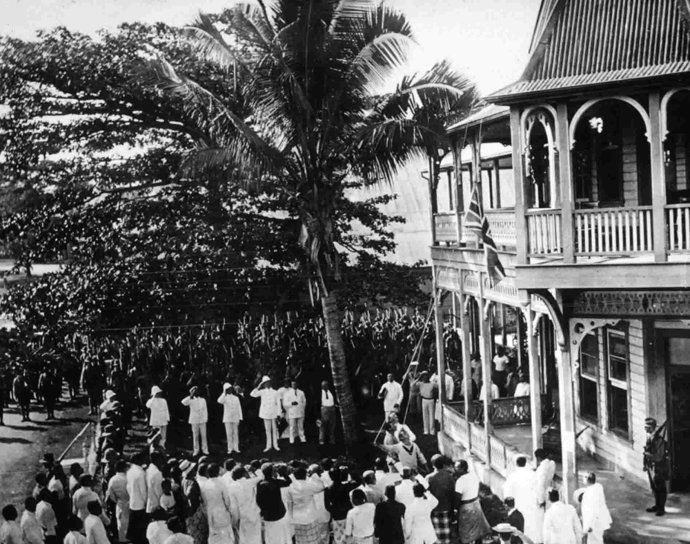Troops Depart for Samoa Mission.