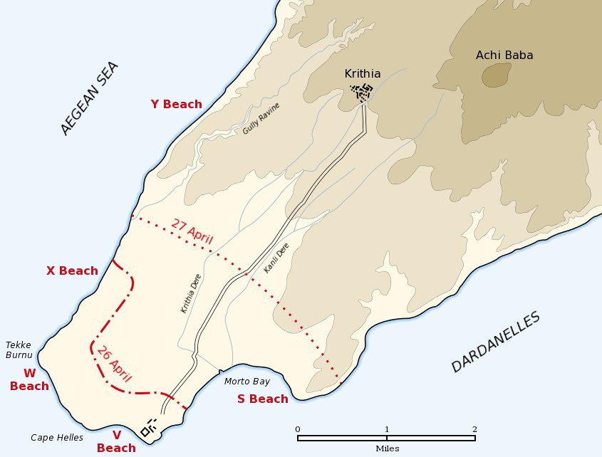 Landings at Gaba Tepe and Cape Helles: Gallipoli Peninsula Operations