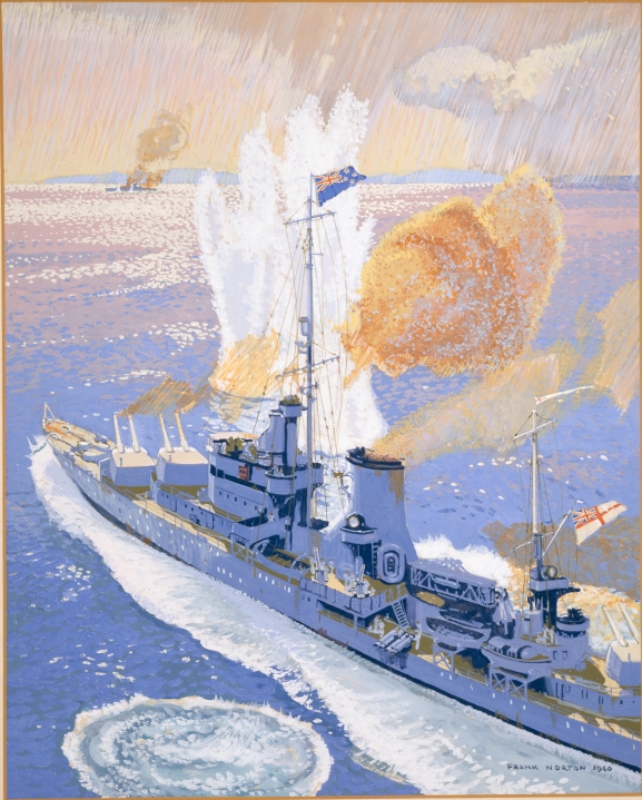 HMNZS Achilles in Battle of the River Plate