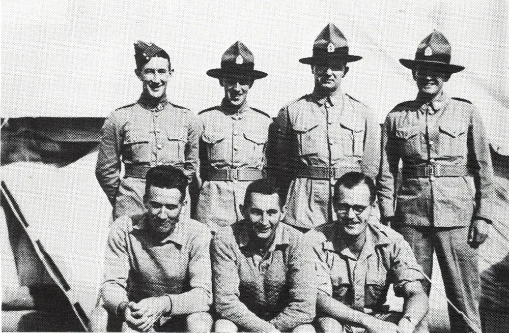 First Echelon Arrival at Maadi Camp in Egypt