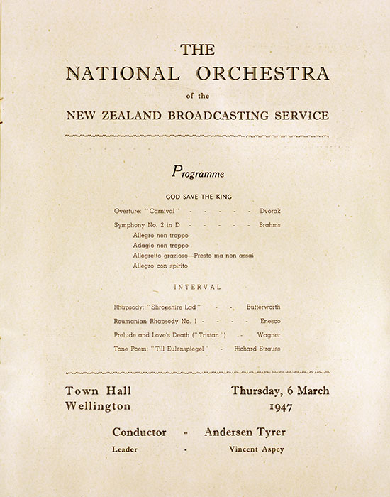 Debut Performance by National Orchestra