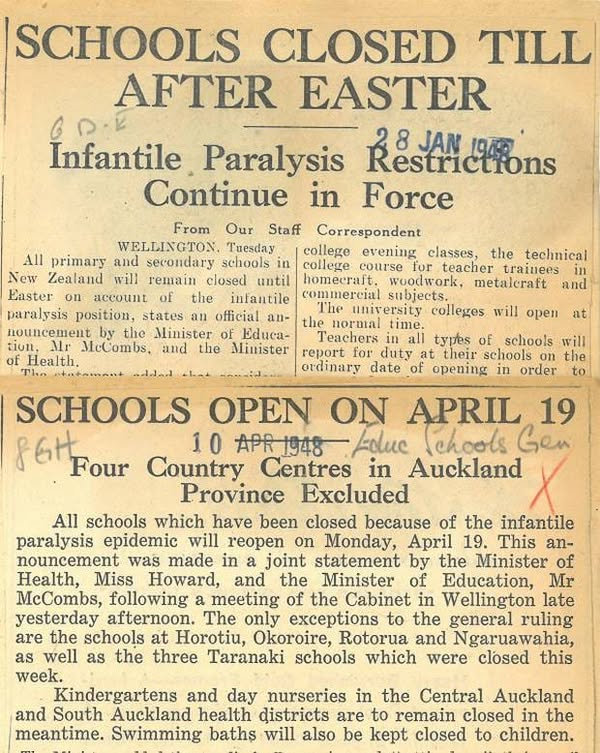Polio epidemic forces school closures