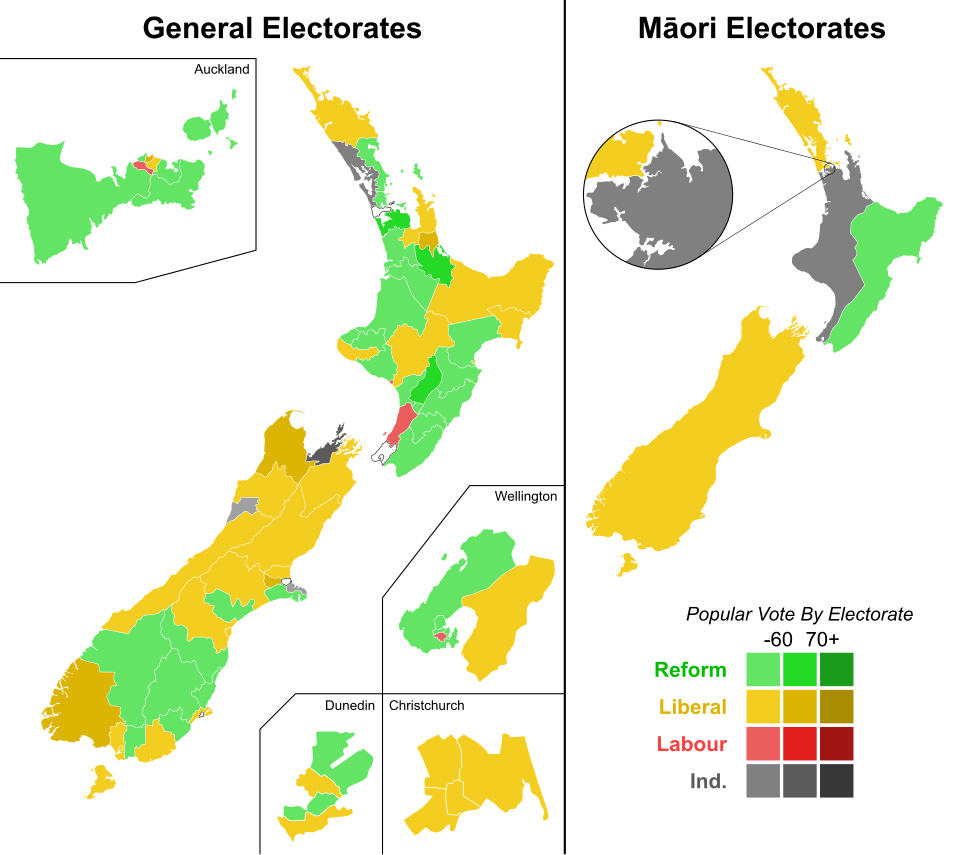 New Zealand held its general election 1911