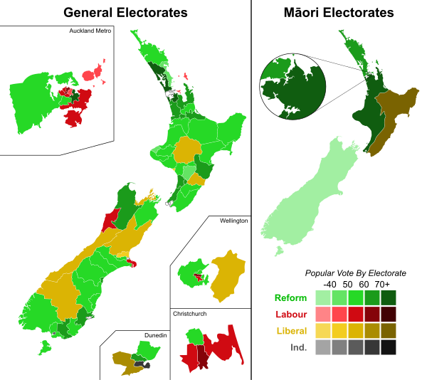 Reform Party claims victory with Gordon Coates.