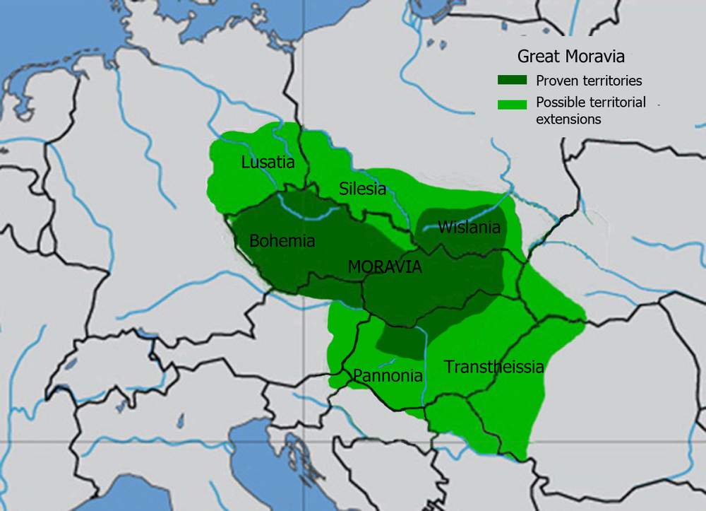 Rise of the Great Moravian Empire.