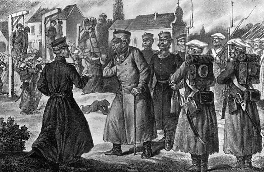 Resistance against Russian rule in Lithuania displays people's defiance and uprising spirit.